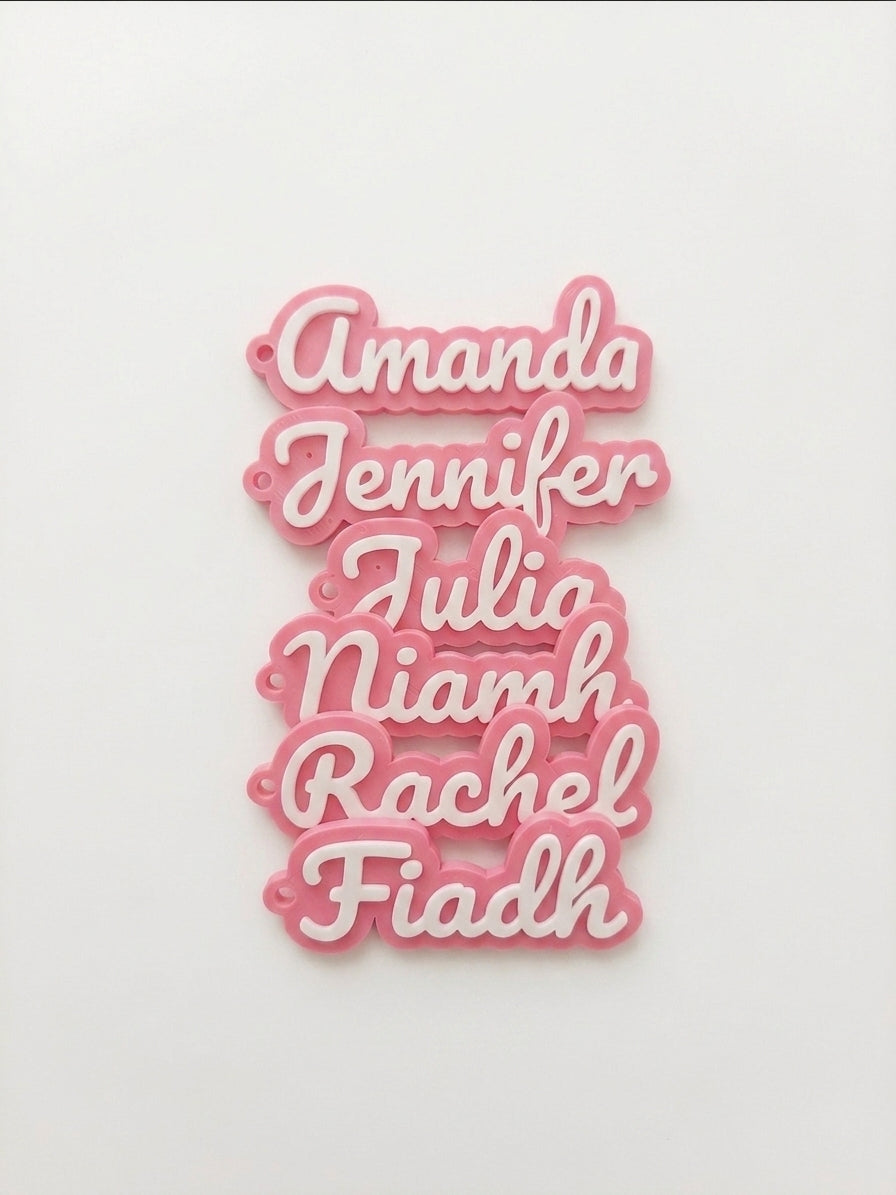 Custom Name Keychain