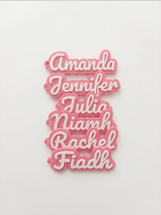 Custom Name Keychain